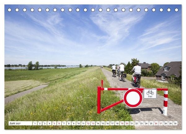 Produktbild: Radland Deutschland - Niederrhein (Tischkalender 2027 DIN A5 quer), CALVENDO Monatskalender