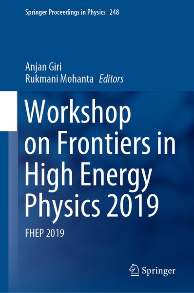 Produktbild: Workshop on Frontiers in High Energy Physics 2019