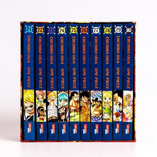 Produktbild: One Piece Sammelschuber 8: Dressrosa (inklusive Band 71-80)
