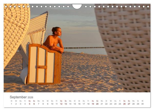 Produktbild: Akt und Meer (Wandkalender 2026 DIN A4 quer), CALVENDO Monatskalender