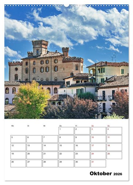 Produktbild: Piemont - Impressionen aus Norditalien (Wandkalender 2026 DIN A2 hoch), CALVENDO Monatskalender