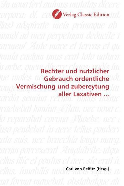 Produktbild: Rechter und nutzlicher Gebrauch ordentliche Vermischung und zubereytung aller Laxativen ...