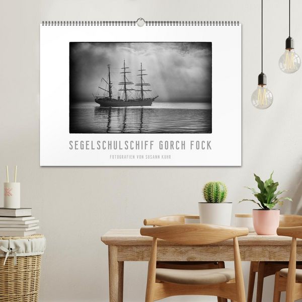 Produktbild: Gorch Fock - zeitlose Eindr&uuml;cke (Wandkalender 2026 DIN A2 quer), CALVENDO Monatskalender