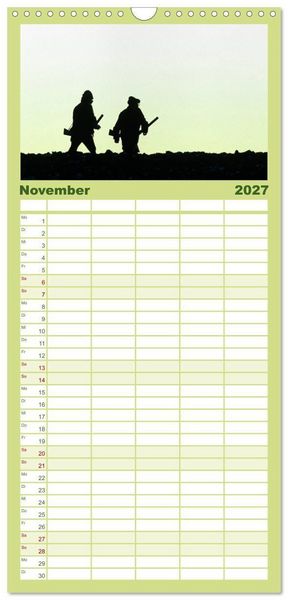 Produktbild: Familienplaner 2027 - Emotionale Momente: Wild und Jagd. mit 5 Spalten (Wandkalender, 21 x 45 cm) CALVENDO