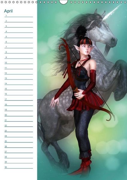 Produktbild: M&auml;dchen im Manga Style (Wandkalender immerw&auml;hrend DIN A3 hoch)