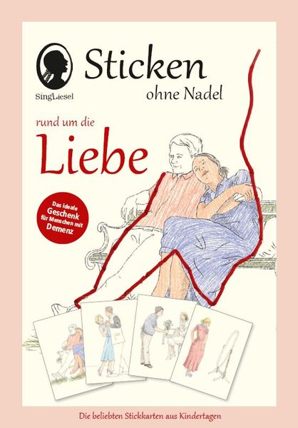 Produktbild: Sticken ohne Nadel "rund um die Liebe"
