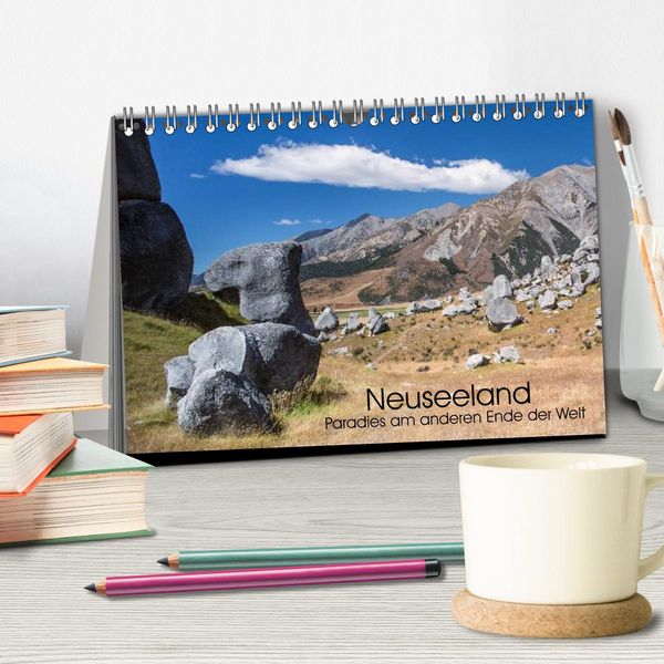 Produktbild: Neuseeland - Paradies am anderen Ende der Welt (Tischkalender 2026 DIN A5 quer), CALVENDO Monatskalender