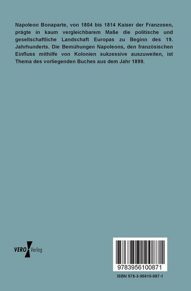 Produktbild: Die Kolonialpolitik Napoleons I.