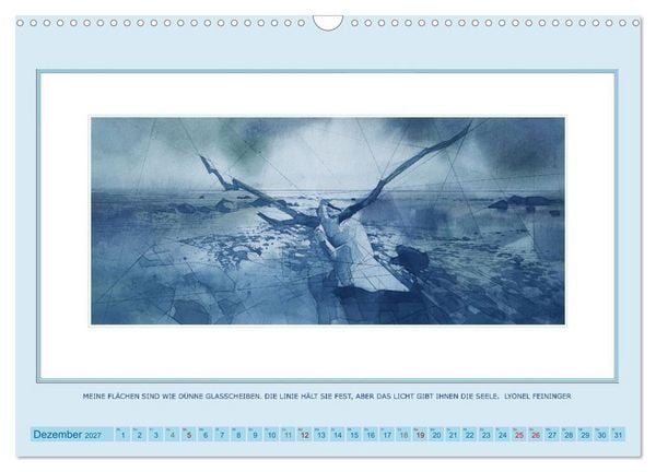 Produktbild: Licht und Linie (Wandkalender 2027 DIN A3 quer), CALVENDO Monatskalender