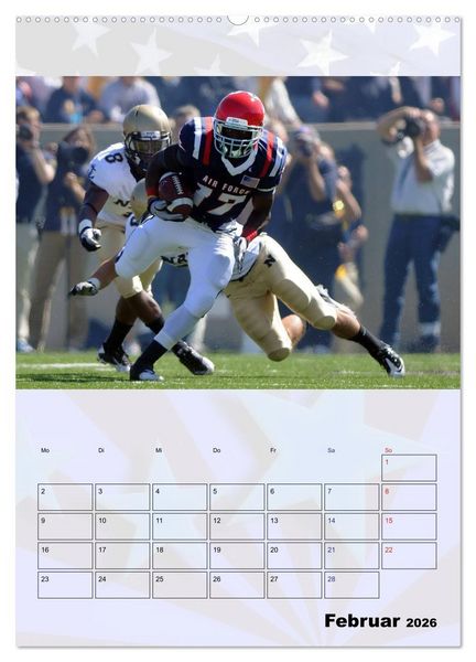 Produktbild: American Football - Kickoff (hochwertiger Premium Wandkalender 2026 DIN A2 hoch), Kunstdruck in Hochglanz