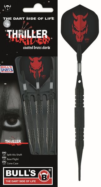 Produktbild: BULL'S 3 Softdarts Thriller Bl. Brass 16 g