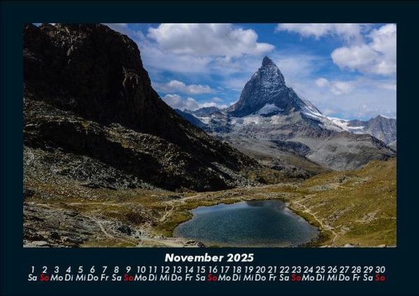 Produktbild: Bergige Welten 2025 Fotokalender DIN A5