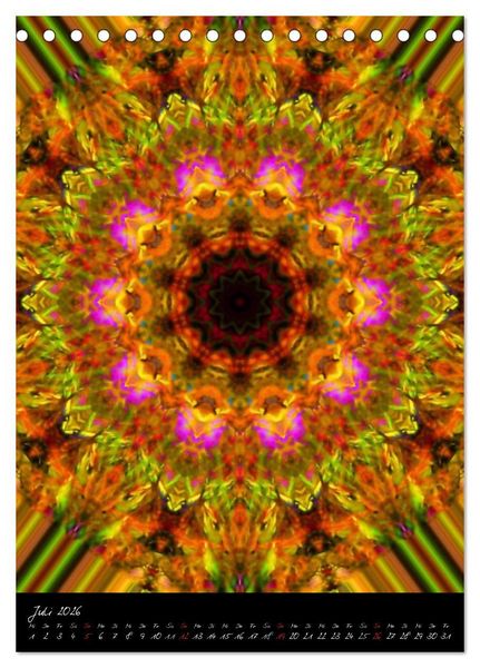 Produktbild: Mandala - Esoterik & Meditation (Tischkalender 2026 DIN A5 hoch), CALVENDO Monatskalender