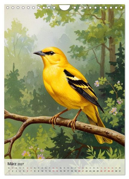 Produktbild: V&ouml;gel, die man selten sieht (Wandkalender 2027 DIN A4 hoch), CALVENDO Monatskalender