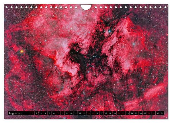 Produktbild: Farbiges Weltall (Wandkalender 2027 DIN A4 quer), CALVENDO Monatskalender