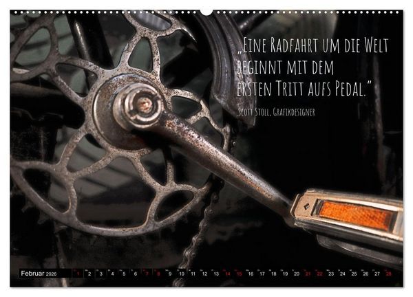 Produktbild: Velo Kunst (Wandkalender 2026 DIN A2 quer), CALVENDO Monatskalender