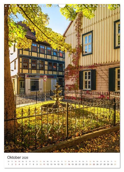Produktbild: Stadt Wernigerode (Wandkalender 2026 DIN A3 hoch), CALVENDO Monatskalender