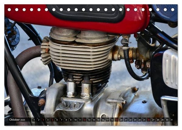 Produktbild: BMW R26 (Tischkalender 2025 DIN A5 quer), CALVENDO Monatskalender