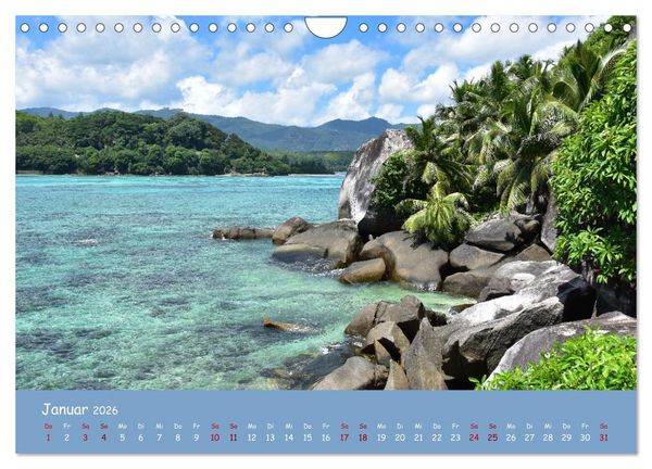 Produktbild: Mah&egrave; und die Inseln der Seychellen (Wandkalender 2026 DIN A4 quer), CALVENDO Monatskalender