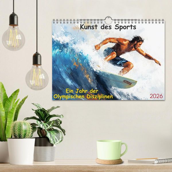 Produktbild: Kunst des Sports (Wandkalender 2026 DIN A4 quer), CALVENDO Monatskalender