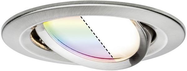 Produktbild: Paulmann 92965 LED-Einbauleuchte 3er Set LED 15.6W Eisen (geb&uuml;rstet)