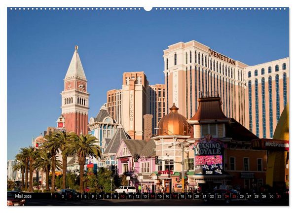 Produktbild: Las Vegas (Wandkalender 2026 DIN A2 quer), CALVENDO Monatskalender