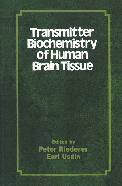 Produktbild: Transmitter Biochemistry of Human Brain Tissue