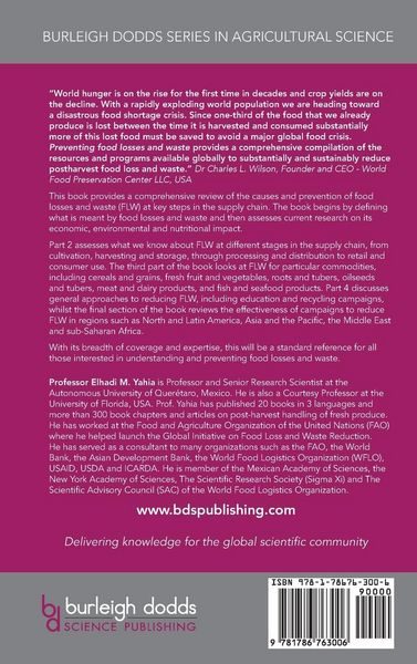 Produktbild: Preventing food losses and waste to achieve food security and sustainability