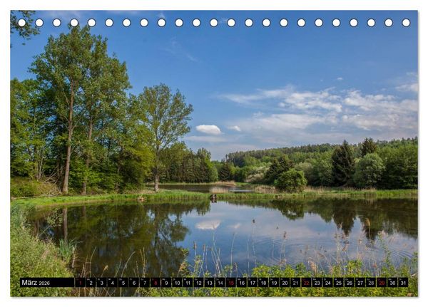 Produktbild: Jakobsweg Steigerwald (Tischkalender 2026 DIN A5 quer), CALVENDO Monatskalender