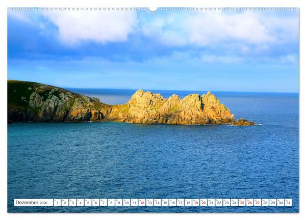 Produktbild: S&uuml;dengland - On the road in Devon und Cornwall (Wandkalender 2026 DIN A2 quer), CALVENDO Monatskalender