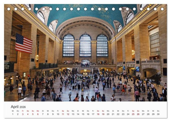 Produktbild: New York - Eine Weltstadt (Tischkalender 2026 DIN A5 quer), CALVENDO Monatskalender