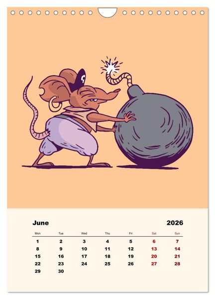 Produktbild: The Funny Pirates (Wall Calendar 2026 DIN A4 portrait), CALVENDO 12 Month Wall Calendar
