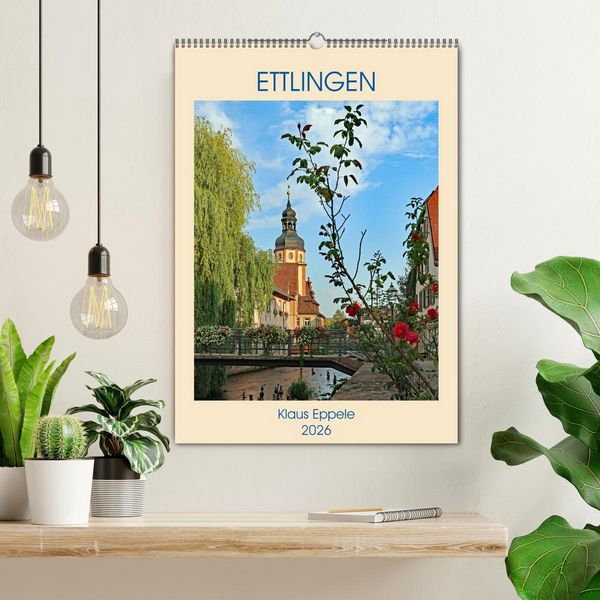 Produktbild: ETTLINGEN (Wandkalender 2026 DIN A2 hoch), CALVENDO Monatskalender