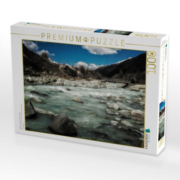 Produktbild: CALVENDO Puzzle Wallis am Fu&szlig;e des Mount Min&eacute; | 1000 Teile Lege-Gr&ouml;&szlig;e 64x48cm Foto-Puzzle f&uuml;r gl&uuml;ckliche Stunden