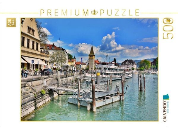 CALVENDO Puzzle Hafen | 500 Teile Lege-Größe 48 × 36 cm Foto-Puzzle für Erwachsene
