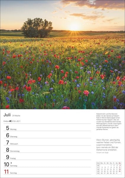 Produktbild: Natursch&auml;tze Deutschlands Wochenplaner 2027 - Eine Reise in 53 Bildern