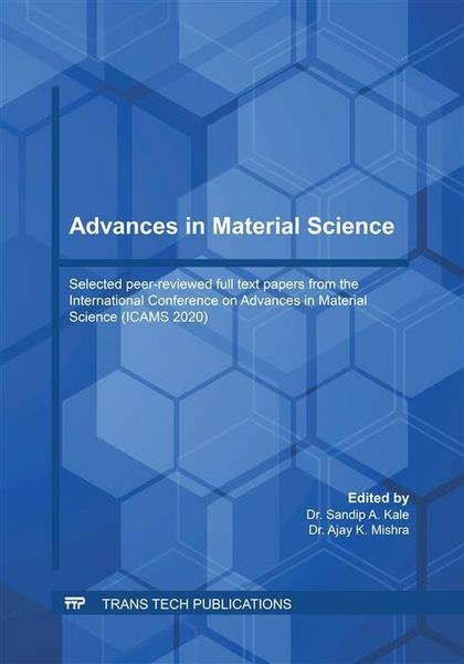 Produktbild: Advances in Material Science