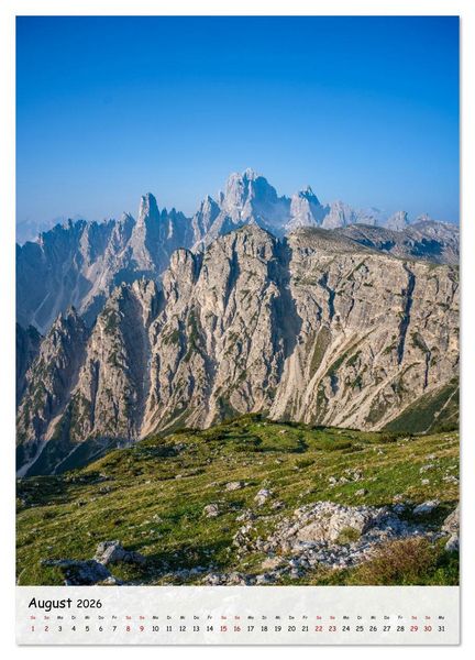 Produktbild: Rund um die ... Drei Zinnen (hochwertiger Premium Wandkalender 2026 DIN A2 hoch), Kunstdruck in Hochglanz