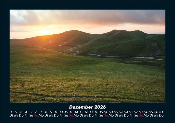 Produktbild: Landschaftskalender 2026 Fotokalender DIN A5