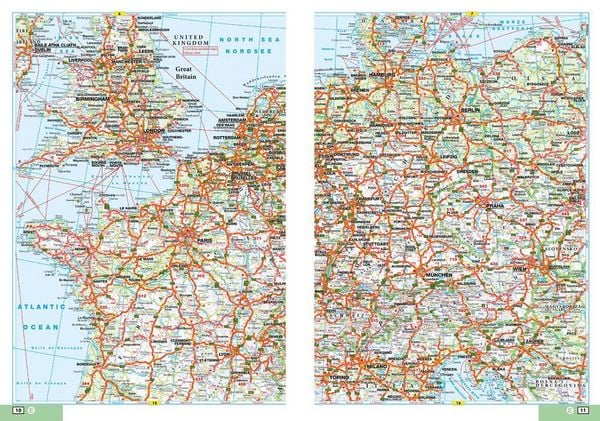 Produktbild: Falk Stra&szlig;enatlas 2027/2028 Deutschland, Schweiz, &Ouml;sterreich 1:300.000