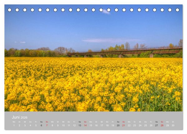 Produktbild: Unbekanntes Ostwestfalen (Tischkalender 2026 DIN A5 quer), CALVENDO Monatskalender