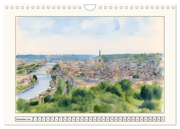 Produktbild: Reise durch die Normandie (Wandkalender 2026 DIN A4 quer), CALVENDO Monatskalender