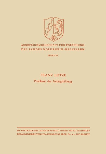 Produktbild: Probleme der Gebirgsbildung