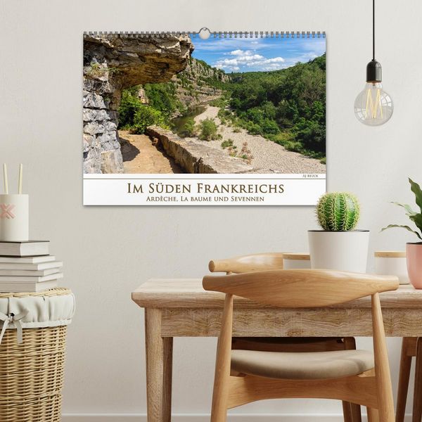 Produktbild: Im S&uuml;den Frankreichs - Ard&egrave;che, La Baume und Sevennen (Wandkalender 2026 DIN A3 quer), CALVENDO Monatskalender
