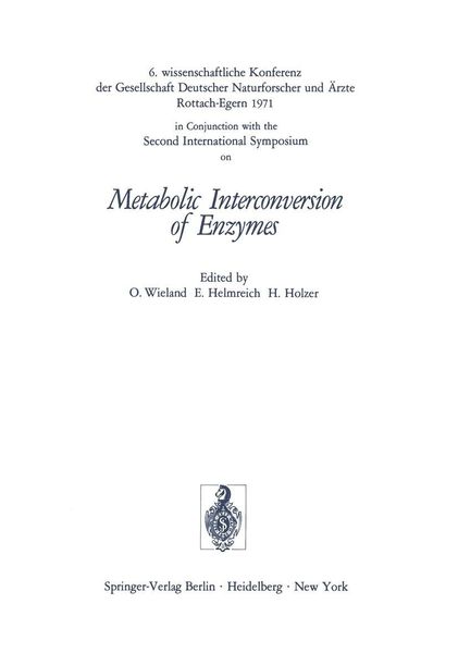 Produktbild: Metabolic Interconversion of Enzymes