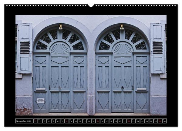 Produktbild: Karlsruhe Tag und Nacht (hochwertiger Premium Wandkalender 2026 DIN A2 quer), Kunstdruck in Hochglanz