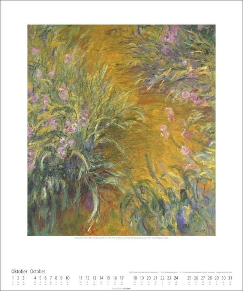 Produktbild: Claude Monet Im Garten Kalender 2027 - Im Garten
