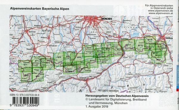 Produktbild: Alpenvereinskarte Bayerischer Wald, Arberregion, Kaitersberg, Osser 1:25 000