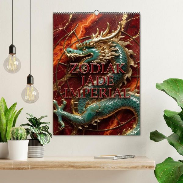 Produktbild: ZODIAK JADE IMPERIAL (Wandkalender 2027 DIN A2 hoch), CALVENDO Monatskalender