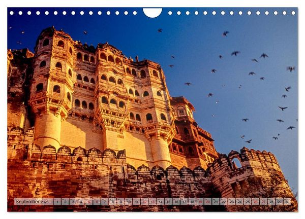 Produktbild: Indien: Tempel, Pal&auml;ste und Grabm&auml;ler (Wandkalender 2026 DIN A4 quer), CALVENDO Monatskalender